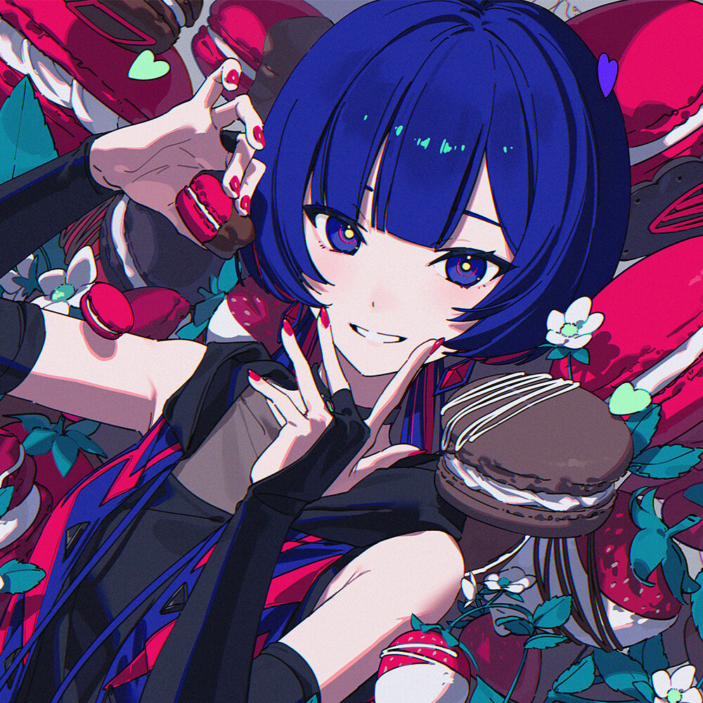 理芽 Cover Live「CHOCOLATE LIVE 4」KVイラスト